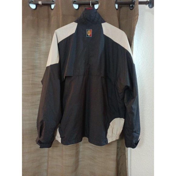 Men's Vintage Sunice Colorblock Windbreaker Jacket Magnetic button Double Cuff L - Picture 10 of 14